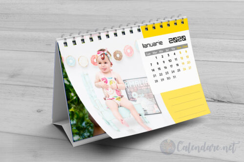 Calendar de birou personalizat - Model 3