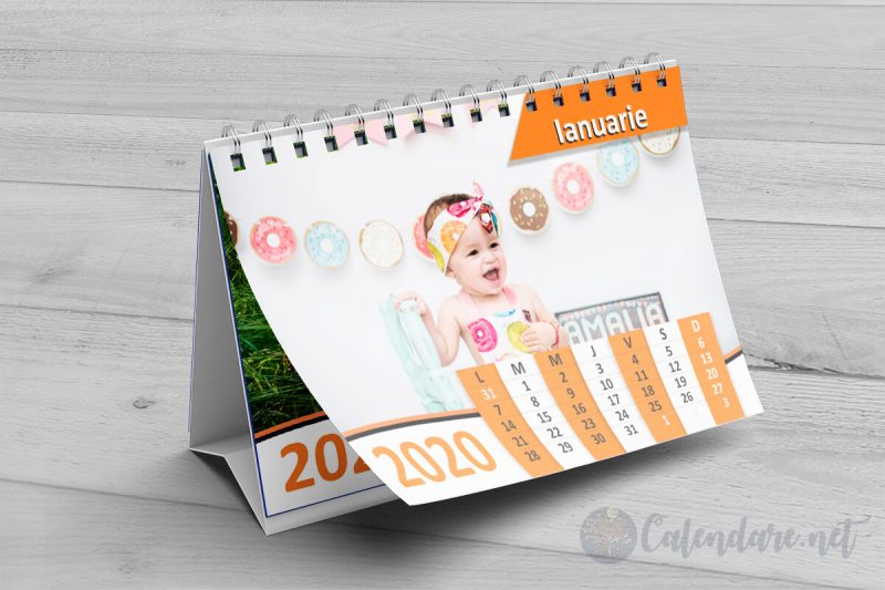 Calendar de birou personalizat - Model 6, Calendare personalizate