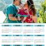 Calendar magnetic personalizat - Model 5