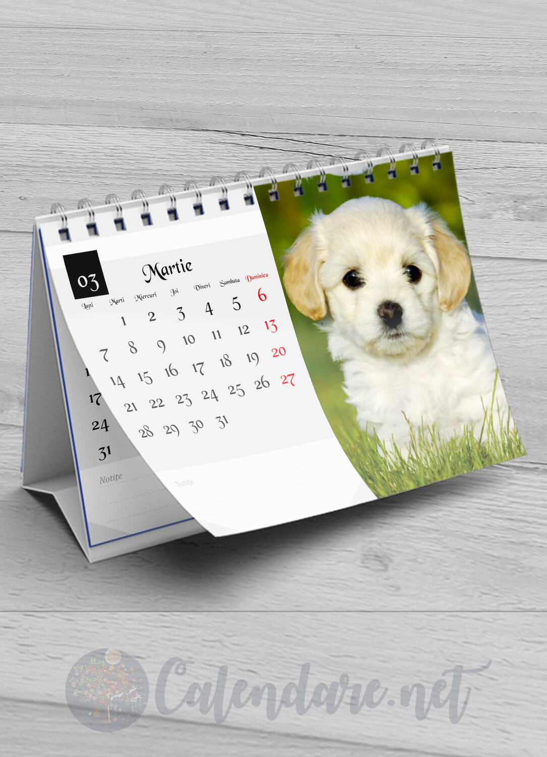 Calendar de birou - catelusi - imagine 4