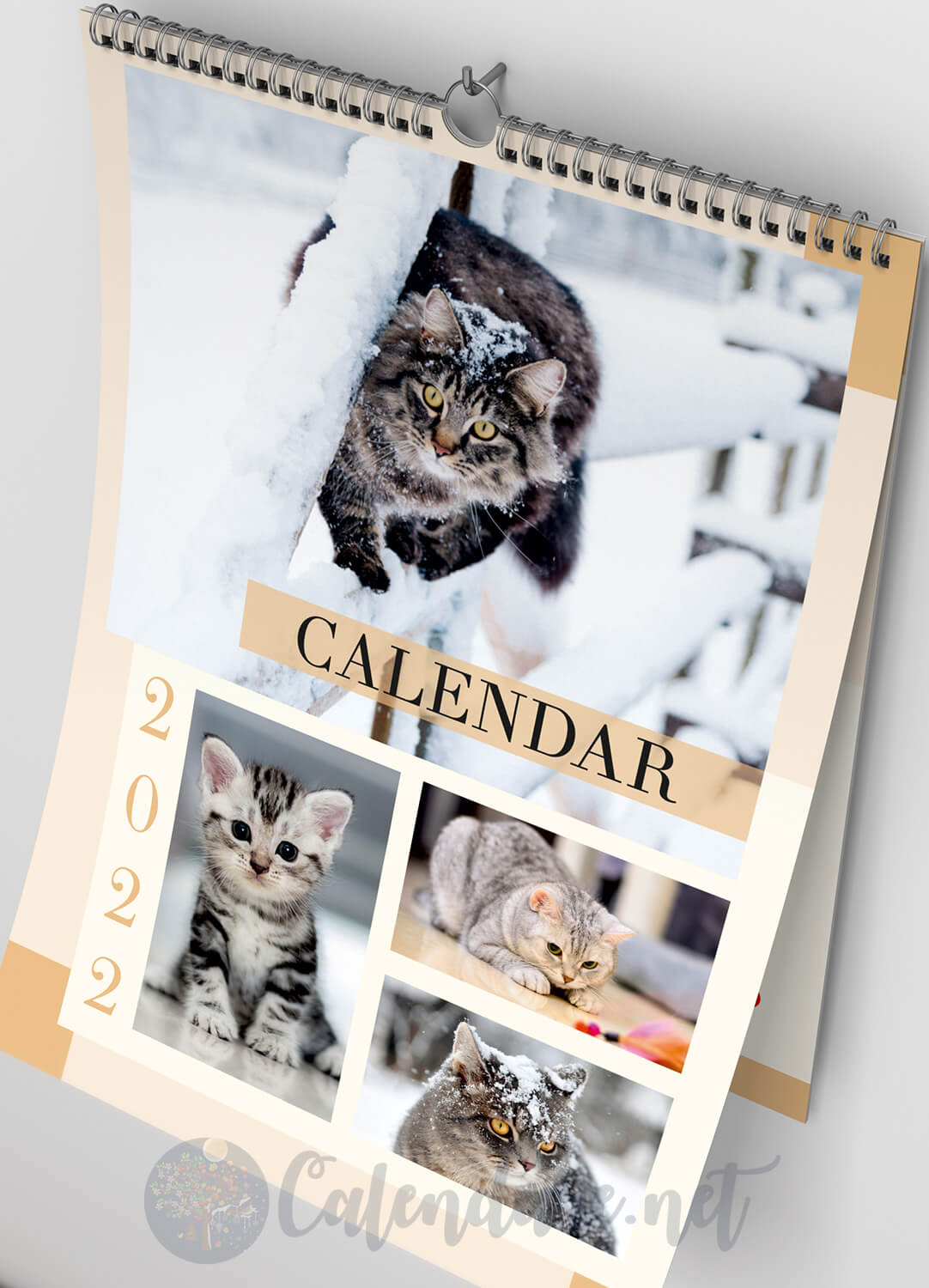 Calendar de perete personalizat - Model 11 - imagine 2