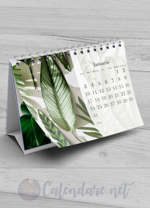 Calendar de birou - frunze