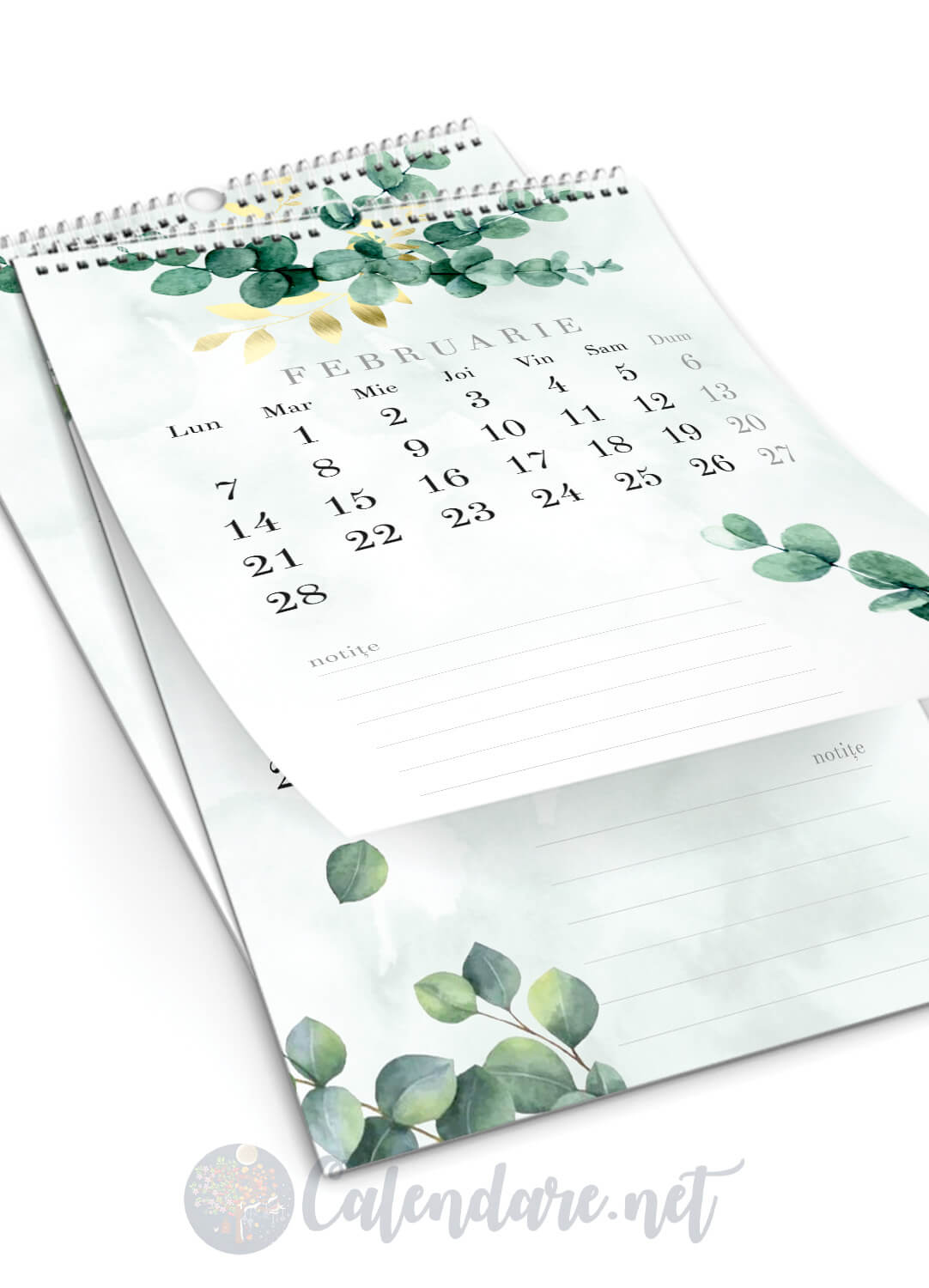 Calendar de perete eucalipt - Model 18 - imagine 3