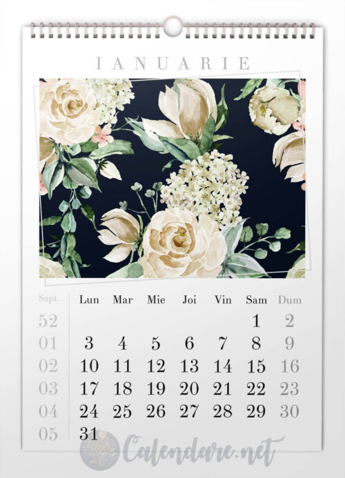 Calendar de perete personalizat - Model 13